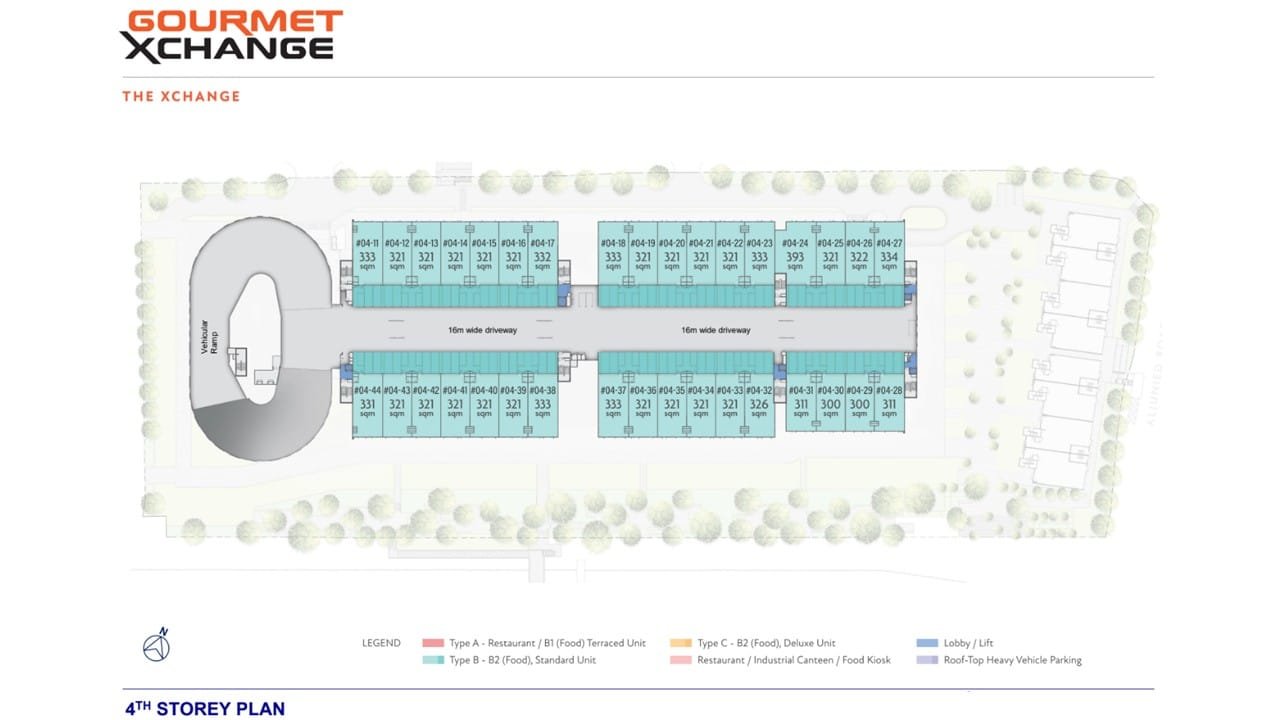 Gourmet-XChange-4th-Storey-Site-Plan